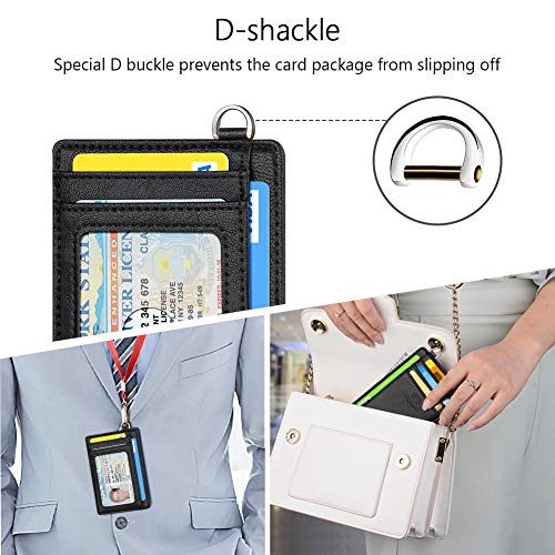 FurArt Slim Minimalist Wallet, Front Pocket Wallets, RFID Blocking, Credit Card Holder for Men & Women-Cowhide Black4