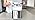 Frigidaire Countertop Crunchy Chewable Nugget Ice Maker, Compact, 33lbs per Day, Metallic Finish