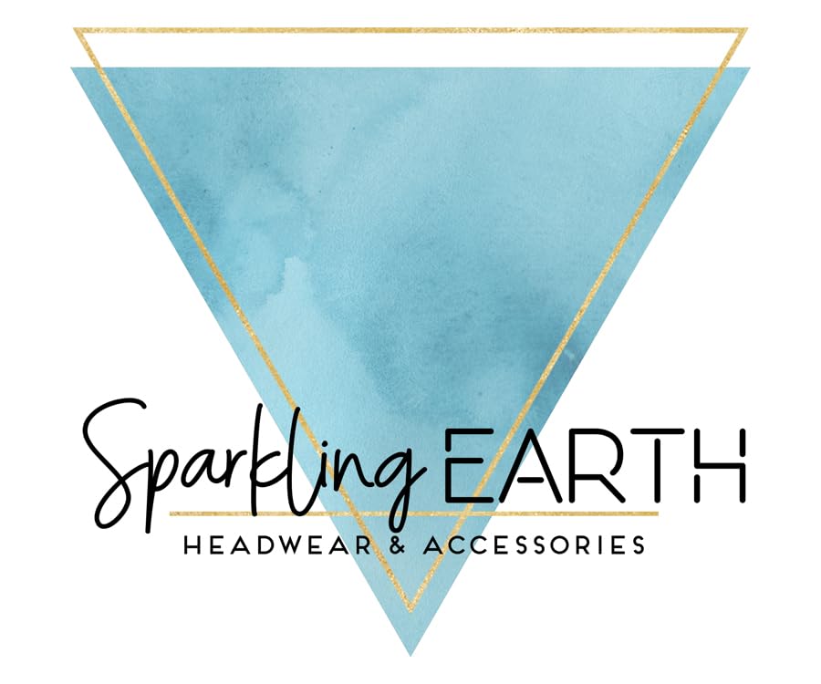 Image of Sparkling EARTH Riley Medical Scrub Caps with Flat Front and Roomy Back - Adjustable Cord Lock Closure
