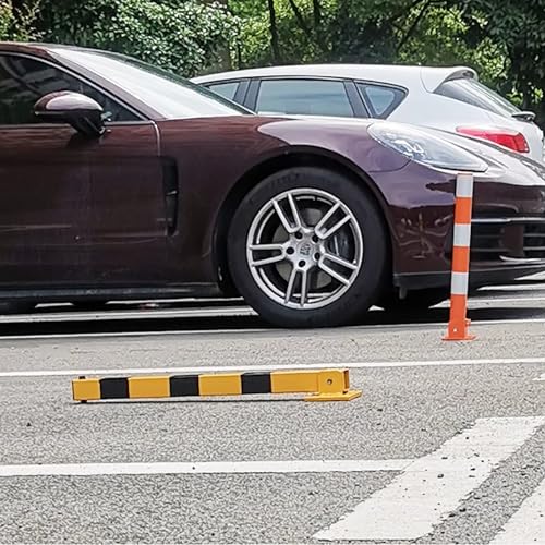 Barrera de aparcamiento para entrada, poste de tope de coche resistente para seguridad de garaje y protección de vehículos