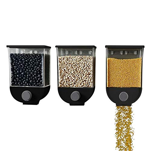 Mediawave Store - Dispensador contenedor para cereales 210245 de 1,5 kg. Ideal también para frutos secos, dispensador de maíz flakes, atributos para el desayuno accesorios para muebles de cocina