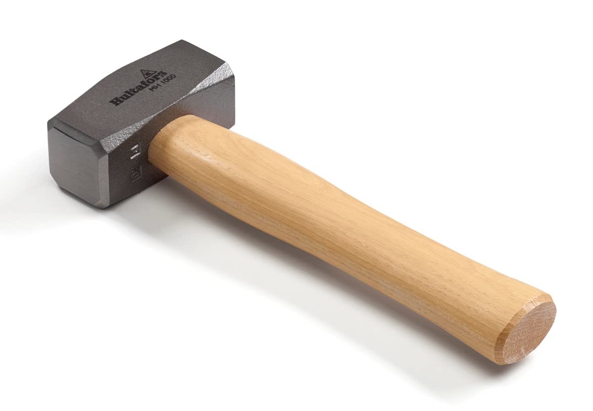Club Hammer 1000g by Hultafors I Steel Mallet with Hickory Handle, 1000 g Head Weight I 843300