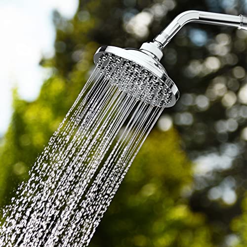 TecTake 801019 Ducha Solar 35 l para jardín, Ducha Solar de terraza, Ducha para Piscina o Camping con energía Solar (Negro/Plata)