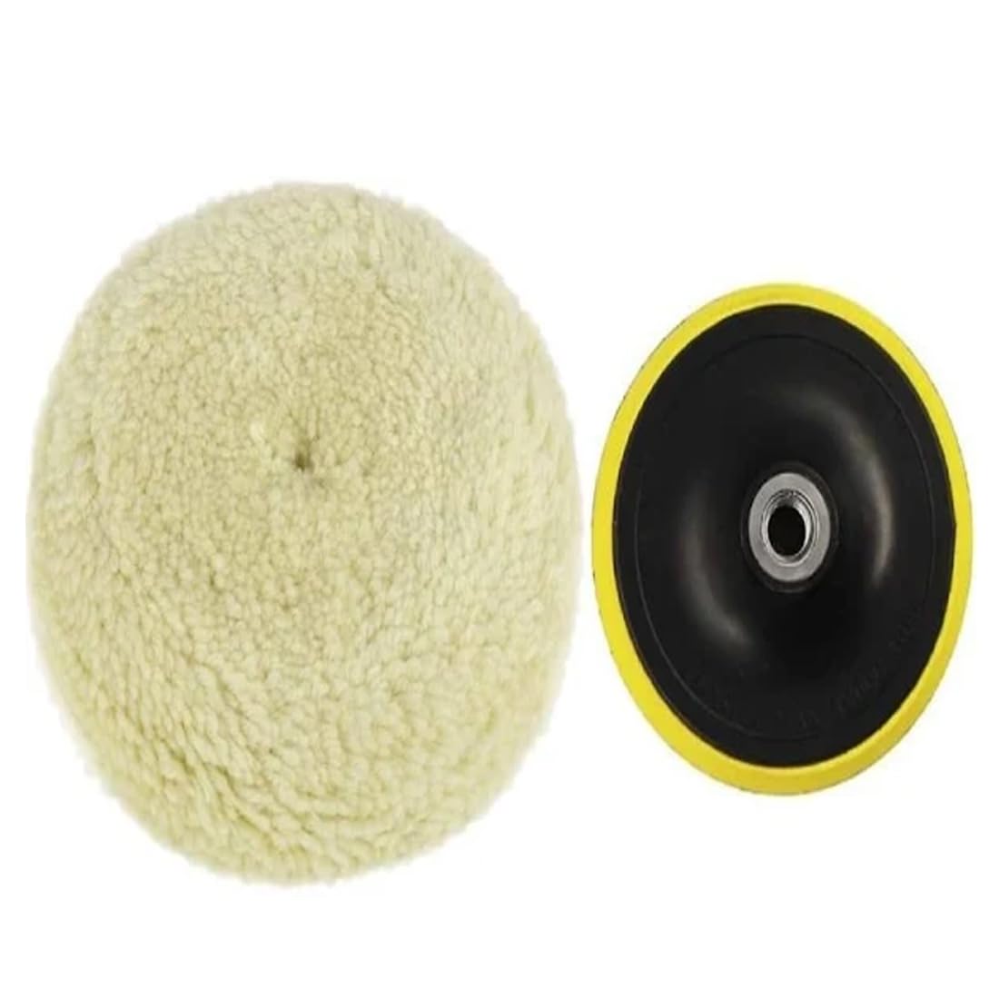 uptodateproducts BACKUP PAD & WOOL PAD FOR CAR POLISHER AND DRILL MACHINE Vehicle Polisher 6 inch Natural Wool Hook & Loop Grip Buffing Pad Vehicle Polisher (6 inch) (B0D6YJXYT5) Amazon Price History, Amazon Price Tracker