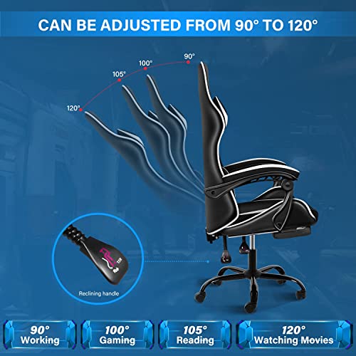 YSSOA Gaming Chair with Footrest の商品画像 4