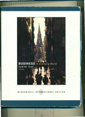 Business: A Changing World 0071117482 Book Cover