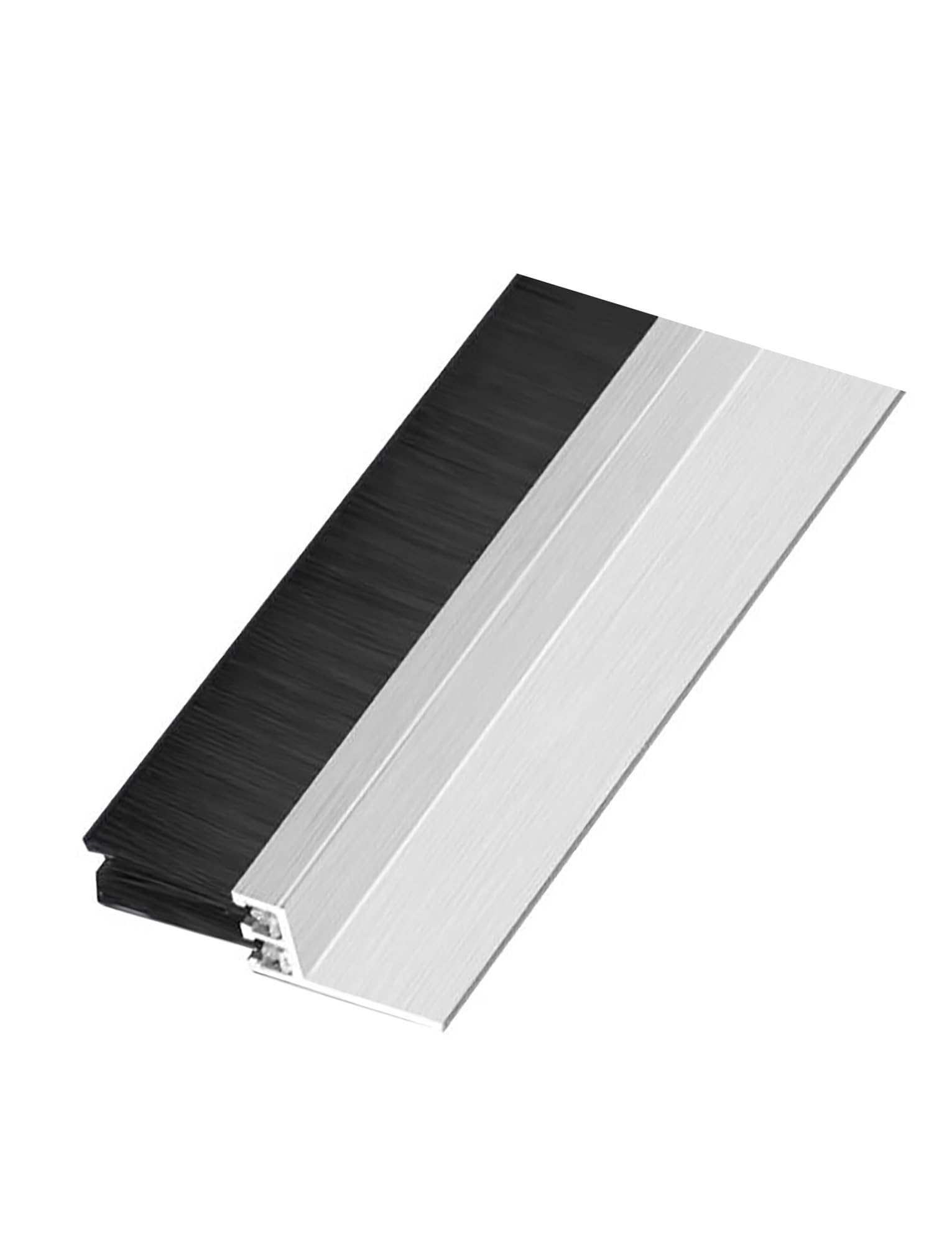 Bürstenstreifen, H-Typ Aluminium Streifenbürste Benutzerdefinierte Länge Größen Maschine Werkzeug Schrank Tür Spalt Tropfkante(30x30mm/1.2x1.2")