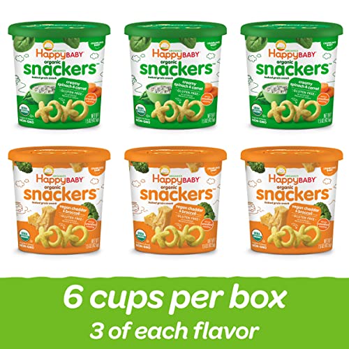 Happy Baby Organics Snackers Baked Grain