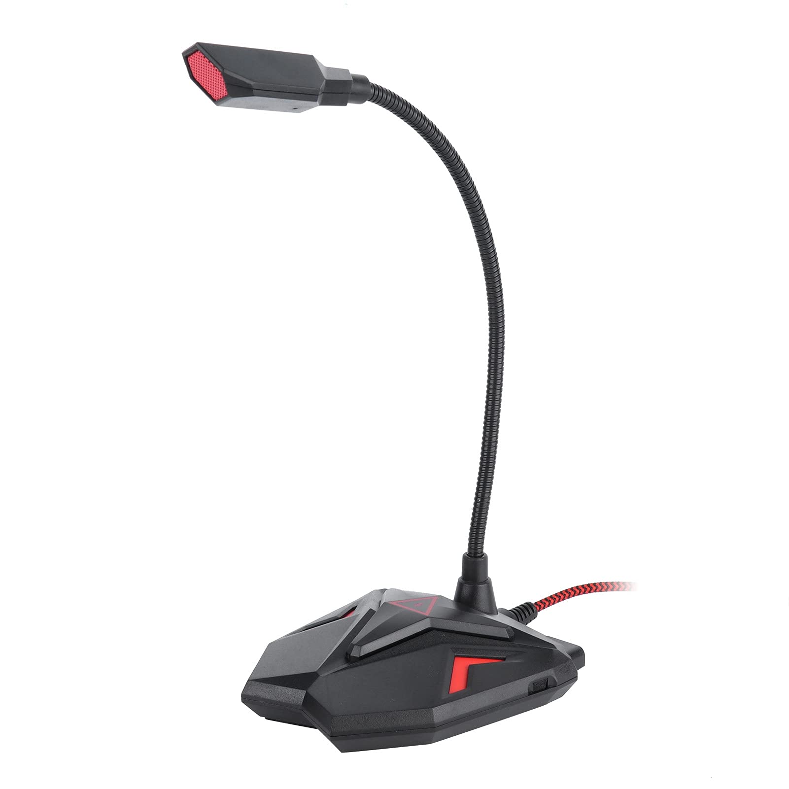 Micrófono USB omnidireccional Plug and Play, micrófono para grabación en conferencias con botón de Silencio e indicador LED, captación de 360 Grados para Juegos de PC y Uso en