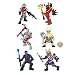 Fortnite Battle Royale Collection: Best of Solo -Skull Trooper (Purple), Magnus, Musha, Wingman, A.I.M. & Cloaked Shadow - 6 Packs of Action Figures