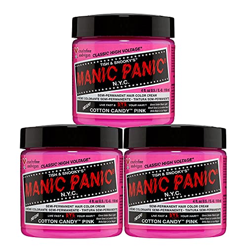 Manic Panic Cotton Candy Pink - Coloration rose vif pour cheveux