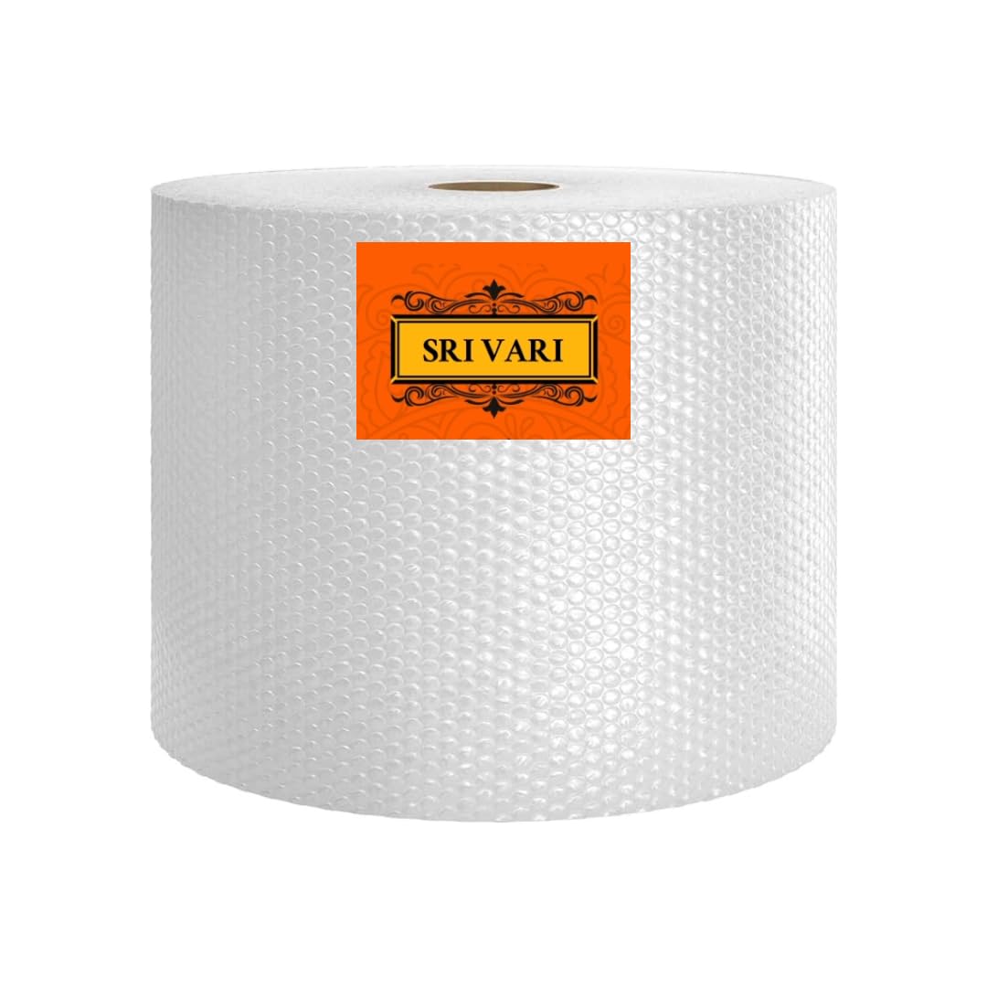 SRI VARI 50 GSM Air Bubble Wrap Packing Roll (1ft x 50m) - Durable Multipurpose Packaging Material