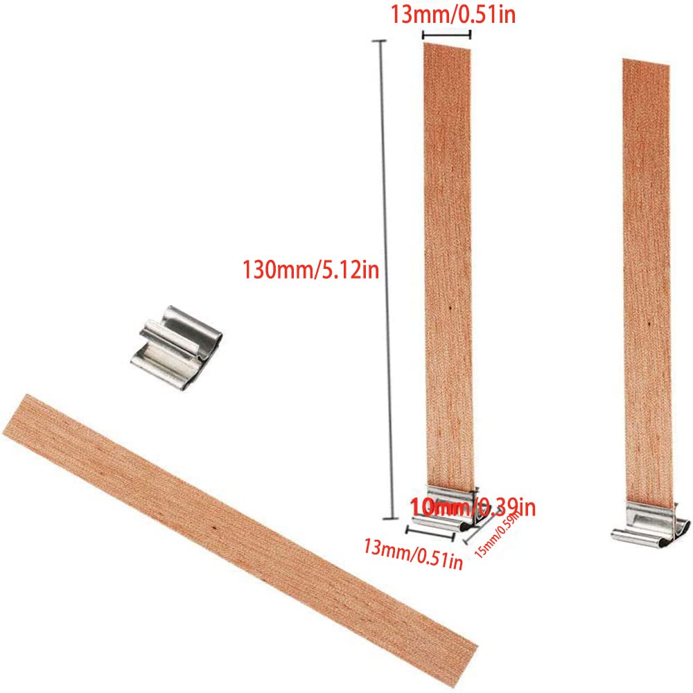 300 Stoppini Metallici Per Candele LATRAT - Piedini E Linguette Per Candele Fai Da Te - Foto 4