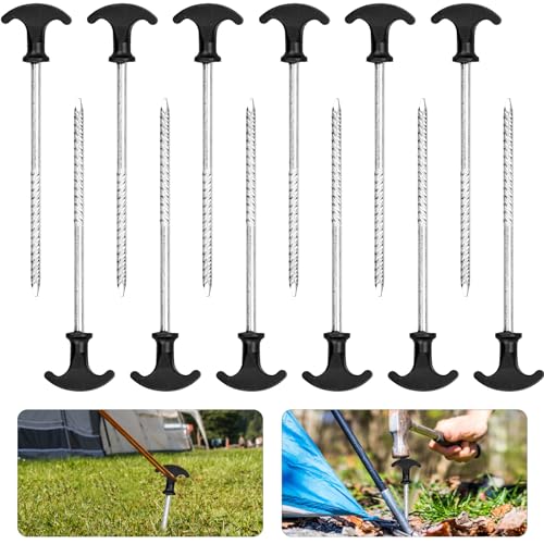 Tenda Picchetti Plastica 14,5cm Leggero Terra Picchetti con Gancio