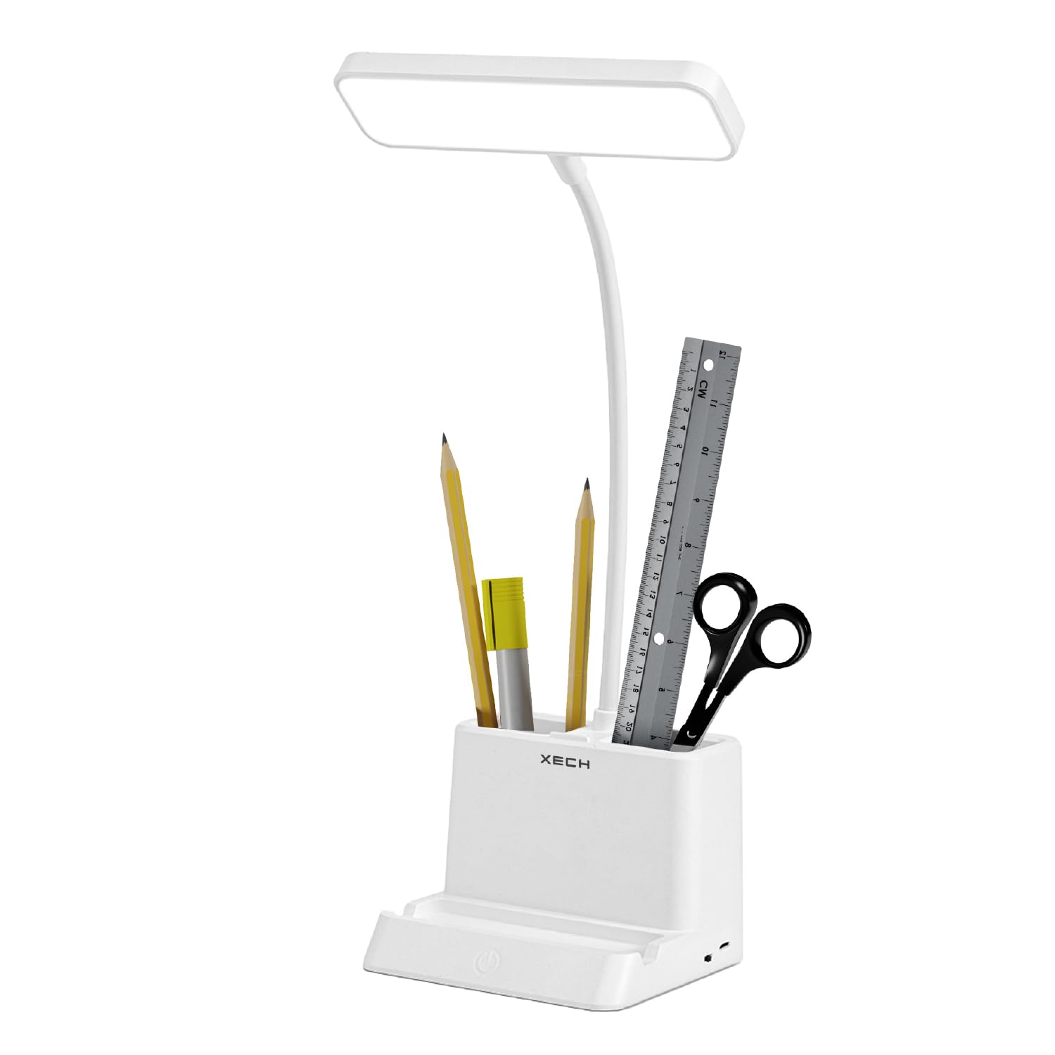 See full amazon price history chart for Xech Study Lamp for Table with Multi-Layered Stationery Holder Desky Reading Light Rechargeable Battery Adjustable Brightness LEDs (White) (DESKY LITE) Xech Study Lamp for Table with Multi-Layered Stationery Holder Desky Reading Light Rechargeable Battery Adjustable Brightness LEDs (White) (DESKY LITE) (B0D8Q1MJJM) Amazon Price History, Amazon Price Tracker