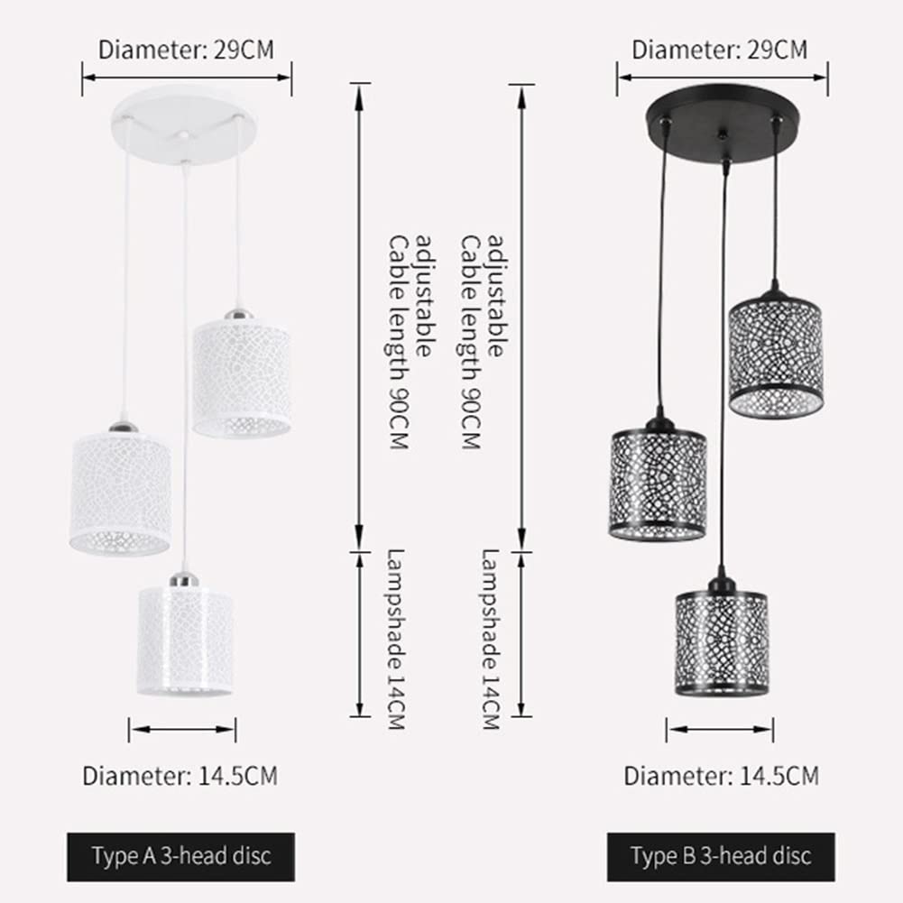 Nowoczesna metalowa lampa wisząca przemysłowa z regulacją długości na wyspę kuchenną, jadalnię, przedpokój, salon