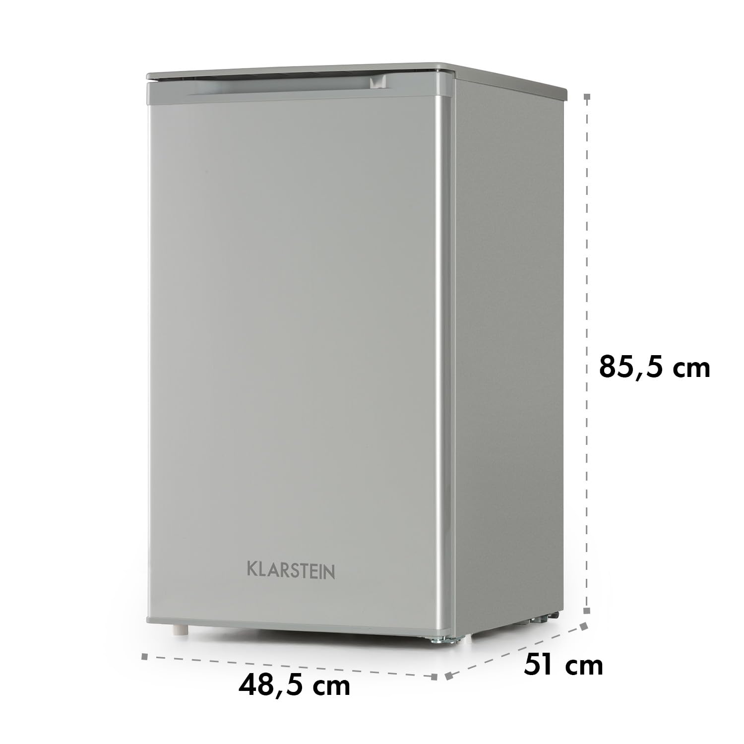 Klarstein Mini Congélateur Armoire 69L No Frost Froid Ventilé Étagère