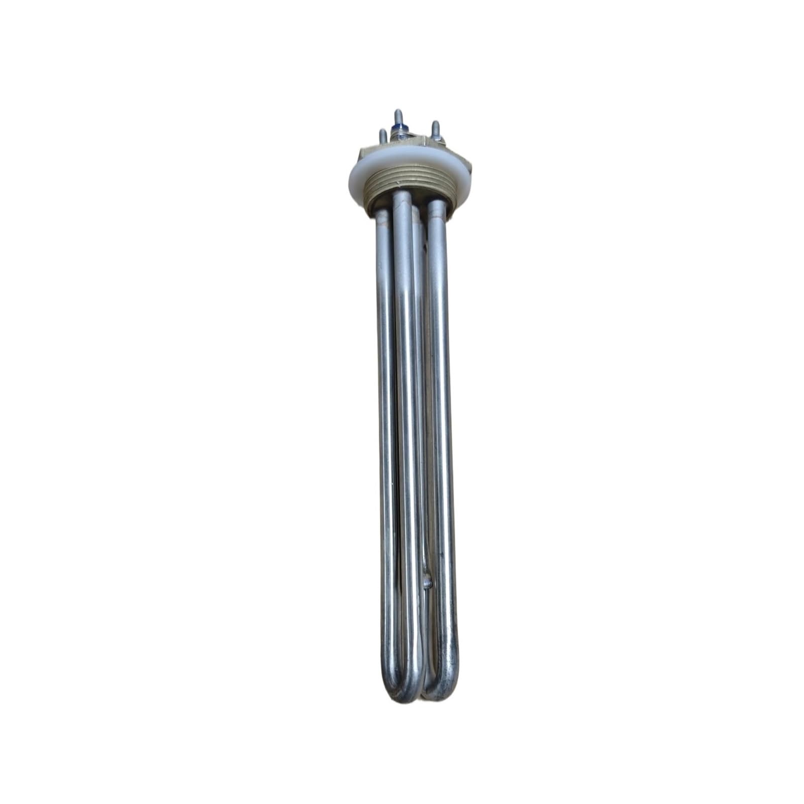 Elemento riscaldante con flangia in rame DN32 da 12 V CC 300 W con tubo termostato(Heater Nut)
