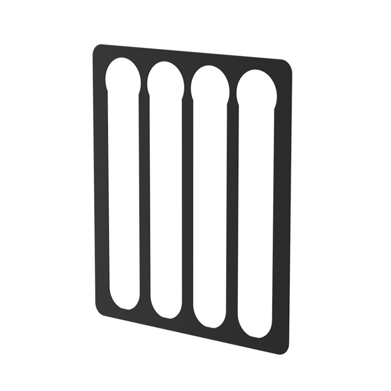 Soporte para cápsulas de café con 4 ranuras (40 x 22 cm), organizador de pared para cocina/cafetería, soporte para cápsulas y estante de exhibición que ahorra espacio, estante de café sin taladro