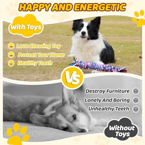 30% Off 11 Pack Heavy Duty Dog Rope Toys for Large & Medium Dogs - Image 6