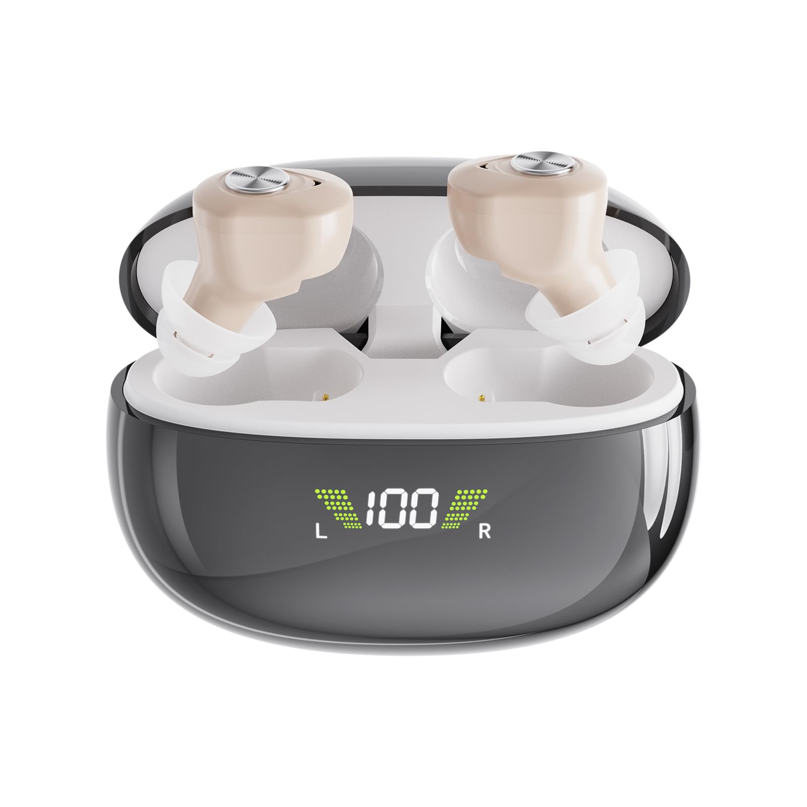 Invisible Mini Digital Hearing Amplifier Sound Aid Voice Enhancer Rechargeable (Clarity 16)