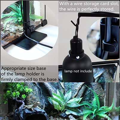 Portalampada per rettili per gabbie Habitat