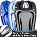 Portable Shampoo Bowl for Home, Portable Hair Washing Station for Sink, Hair Washing Tray for Sink at Home (Black)