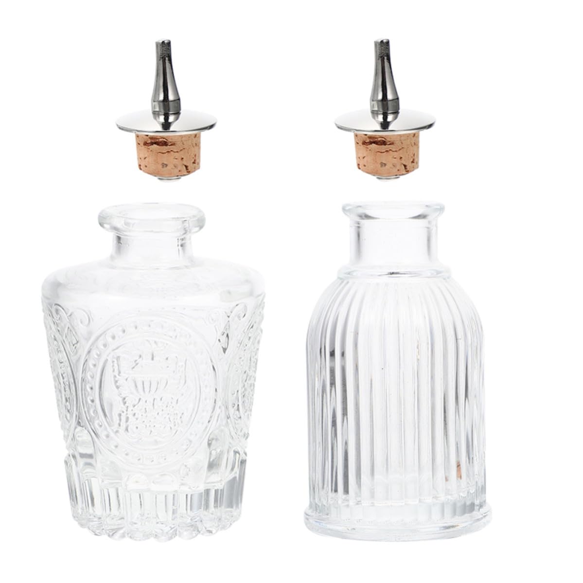 Bouteilles Amères en Verre Doseur Fin Style Japonerie Rétro pour Conserver vos Essences