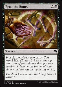 Magic The Gathering - Read The Bones (114/272) - Origins Magic The Gathering - Read The Bones (114/272) - Origins