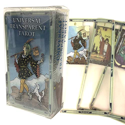 I.I.J タロットカード ユニバーサル・トランスペアレント・タロット Universal Transparent Tarot ウェイト版 タロット占い 日本語解説書付き 正規品