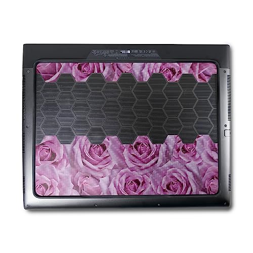 Image of MightySkins Carbon Fiber Skin Compatible with Alienware M18 R1 (2023) Full Wrap Kit - Box of Roses | Protective, Durable Textured Carbon Fiber Finish | Easy to Apply & Change Styles | Made in The USA