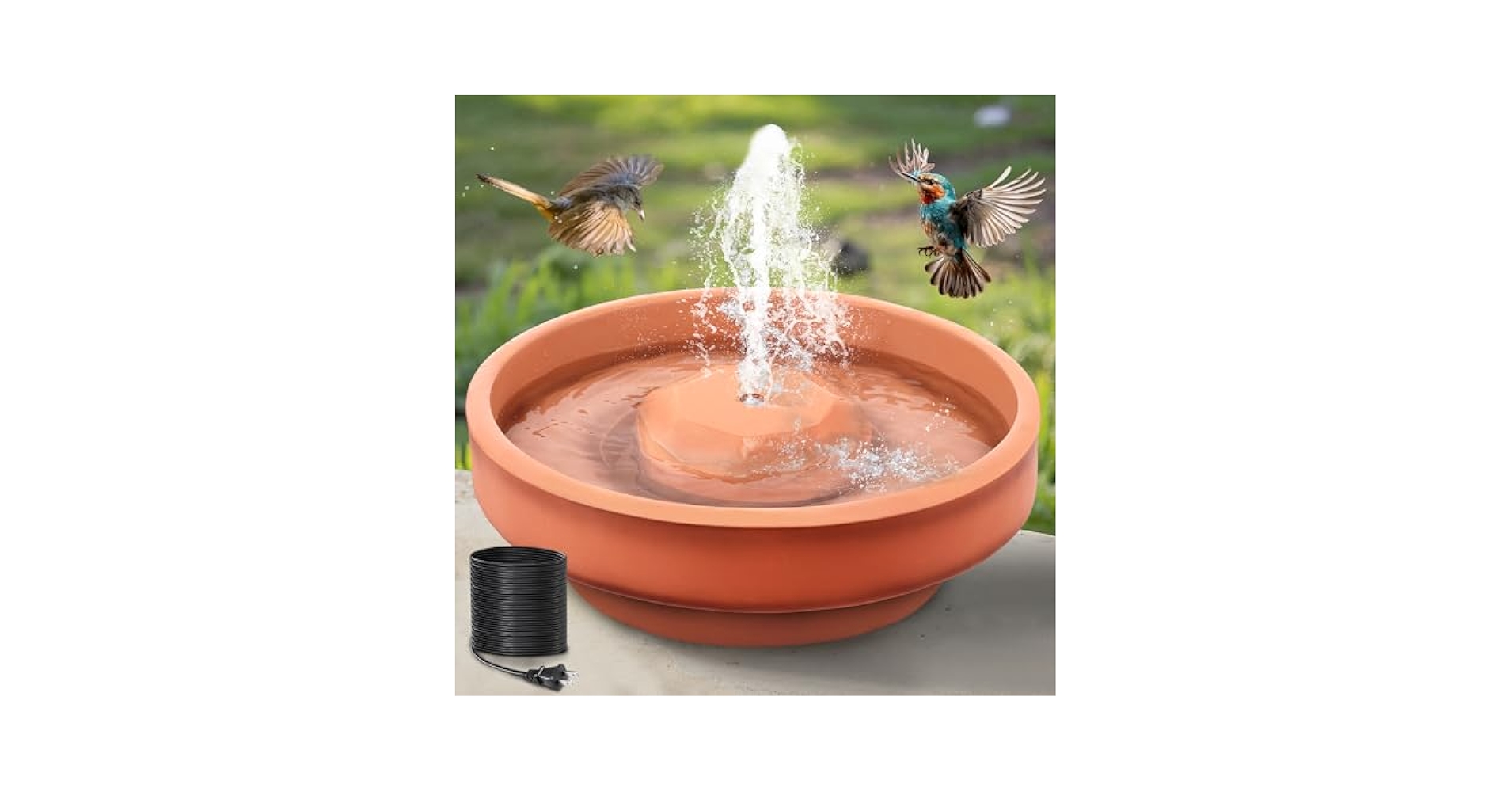 Terra Cotta Bird Bath Bowl: Enhance Your Garden’s Charm Instantly