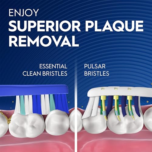 Image of Oral-B Toothbrush, Vibrating Plaque Remover Pulsar, Vibrating Battery Toothbrush, Soft, 4 Count