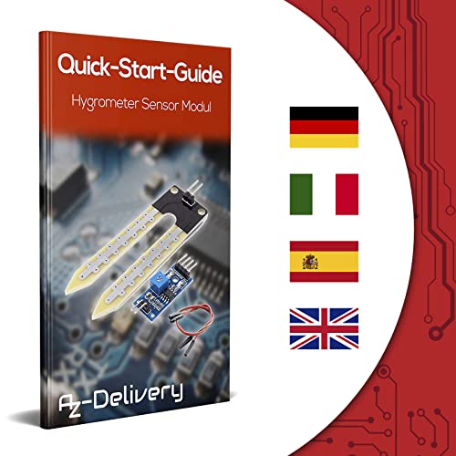 AZDelivery 3 x Bodemvochtigheidssensor Hygrometer Bodemvochtigheidsmodule compatibel met Arduino