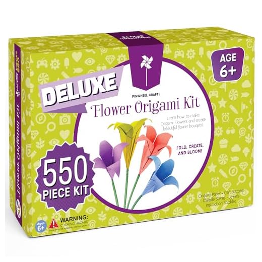 Multicolor Origami Paper Kit for Kids