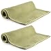 MEGALOVEMART Set of 2 Super Absorbent 24" x 72" Microfiber Non Slip Yoga & Pilates Towels - Choose Your Color