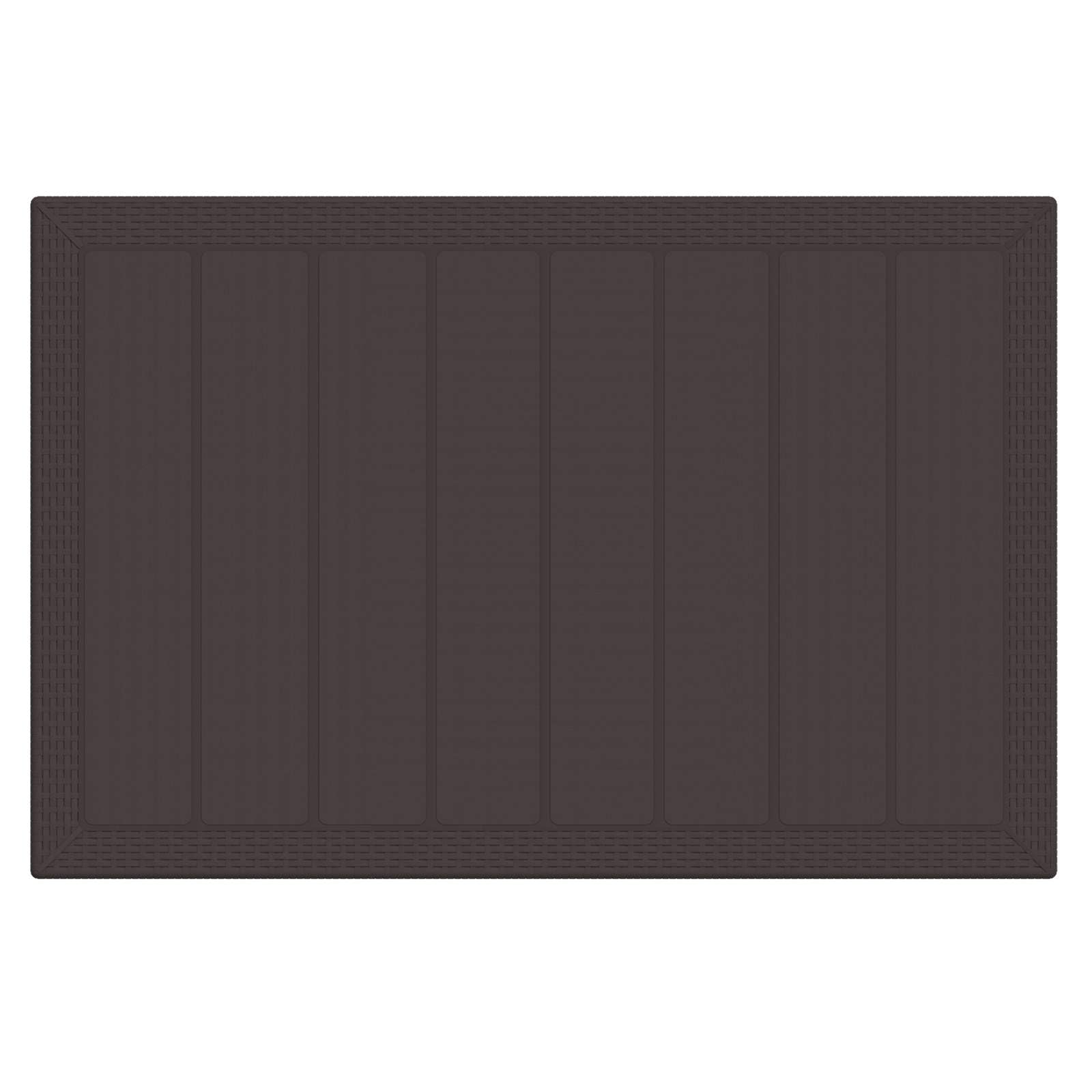 vidaXL Conjunto de Comedor de Jardín 5 pcs Marrón Ratan Polt, Muebles Modernos para jardín y terraza, Juego de Comedor Resistente, diseño Rectangular para Disfrutar al Aire Libre, Verano