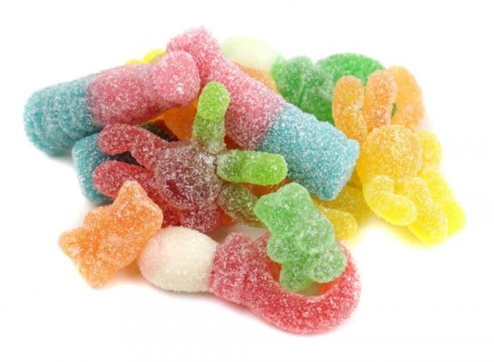Holiday ASSORTIT Premium Unwrapped Fun Sour Gummy Mix Candy Bulk Variety Pack 4.4 Lbs - Assorted Bulk Candies Tropical Fruit Gummies, Perfect For Parties And Candy Buffets (70.4 oz) Multi Shaped