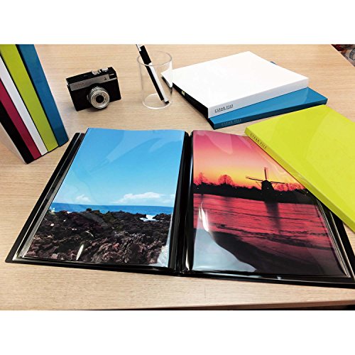 SEKISEI Album Pocket Clear File High Transparent A4-S 20 Pocket A4 21 ~ 50 Sheets Blue KP-2512