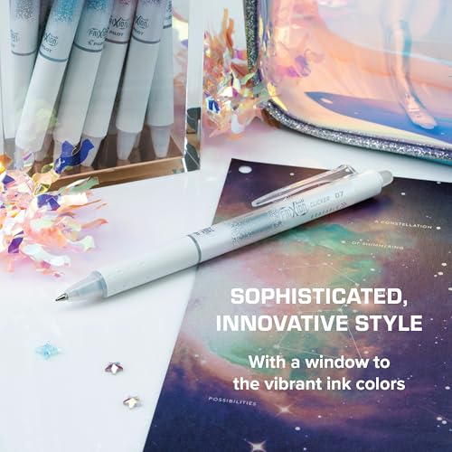 PILOT FriXion Aura Bolígrafo retráctil tinta magenta 12 unidades miniatura 6