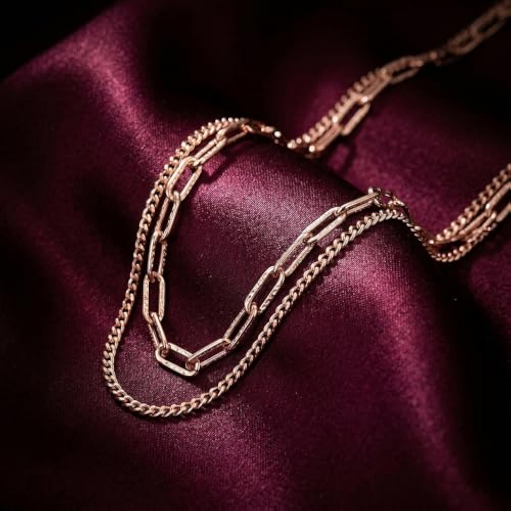Women's Pure 925 Silver Filigree Triple Layer Bead Necklace