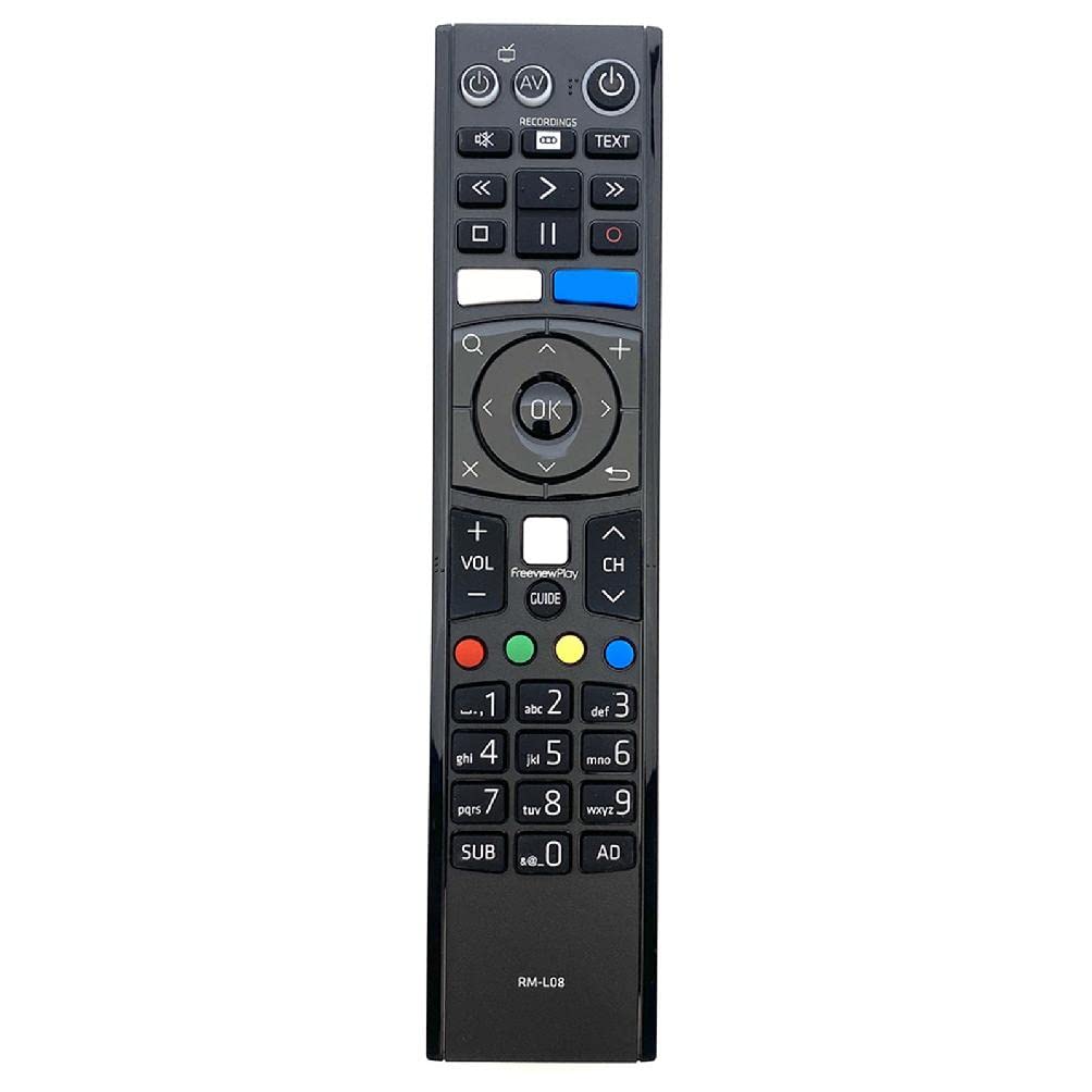 Light Weight TV Remote Control Replacement RM-L08 Compatible with FVP-4000T FVP-5000T Easy to Use tv set-top box remote control tv accessories home appliances