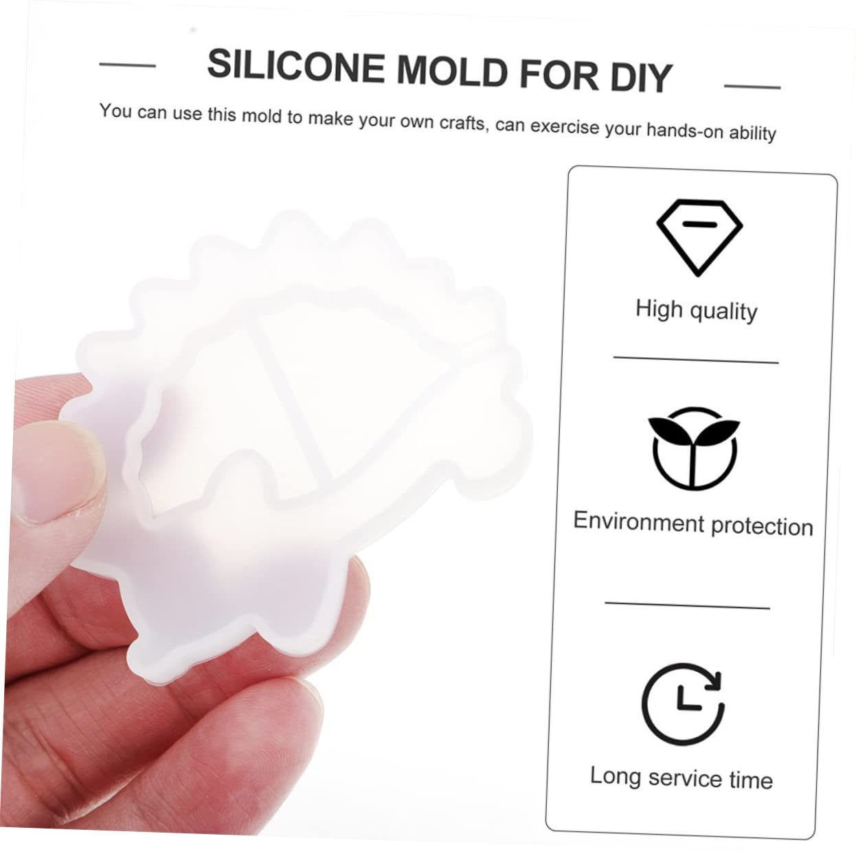 Operitacx 2sets Stampo Silicone Per Ciondoli Fai Da Te Con Film Protettivi Mold Per Creazioni Resina Epossidica e Gioielli