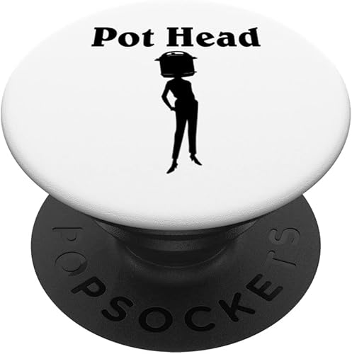 Instant Pot Head Funny PopSockets Swappable PopGrip