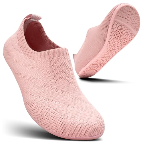 Sosenfer House Shoes for Men and Women Lightweight House Slippers Non-slip Colorful Barefoot Yoga Socks