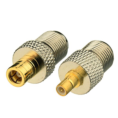 Adaptador Eightwood SMB a F RG6 Coax Antena 2 piezas miniatura 1