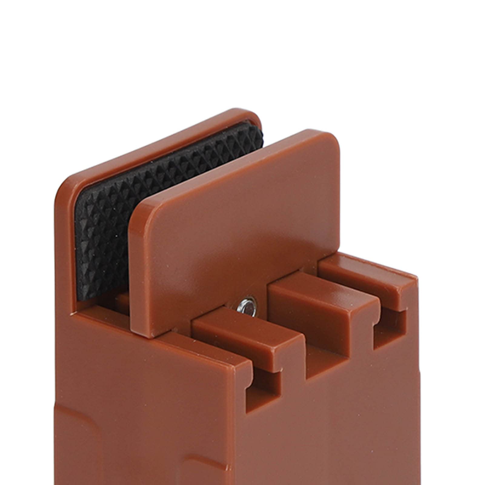 Ejoyous 4Pcs Möbelerhöhungen, Betterhöhung mit Schraubklemme Verstellbare Tischerhöhung Betterhöher Möbel Erhöhung Gummi-Bett-/Coucherhöhungen für Schwerlastmöbel (Brown)