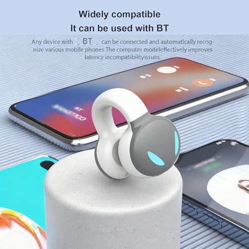 Auricular Bluetooth PUSOKEI Clip In Ear Gris miniatura 7
