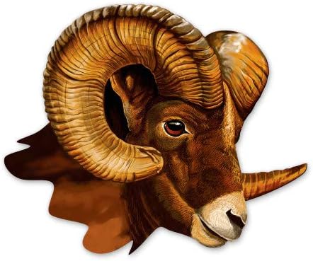 Ram - 3" Vinyl Sticker - for Car Laptop I-Pad Phone Helmet Hard Hat - Waterproof Decal