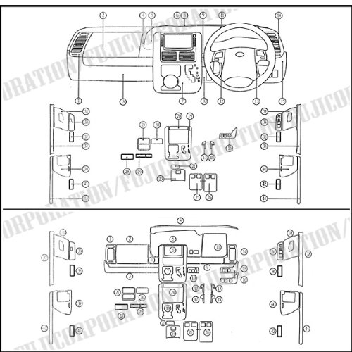 Amazon | ノア70 ヴォクシー70 ZRR70 75 系 3Dインテリアパネル シフト